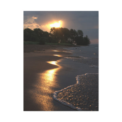 Canvas Gallery Wraps (White Wrap) Sun Kissed Beach