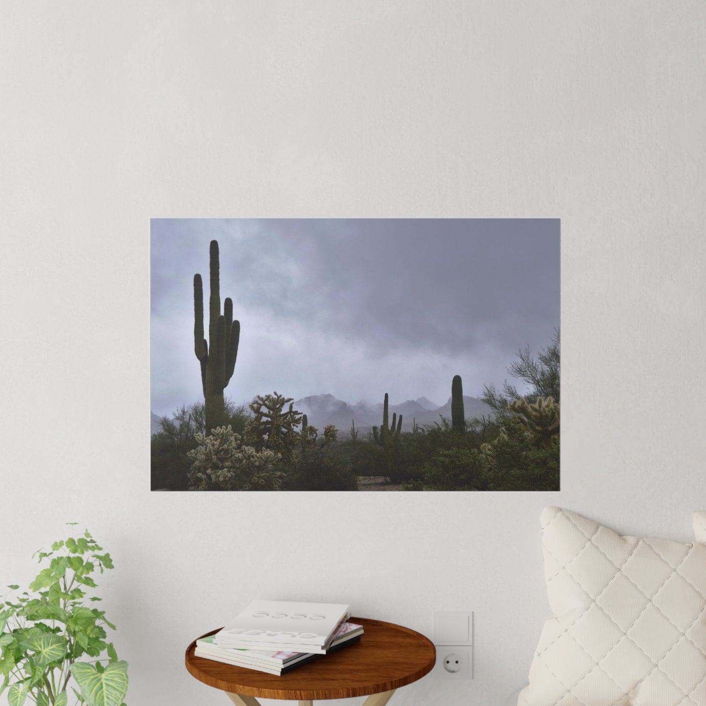 Wall Decals Desert morning fog