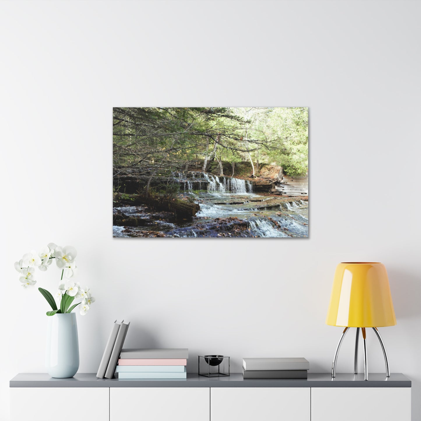 Canvas Gallery Wraps (White Wrap) - Water Fall