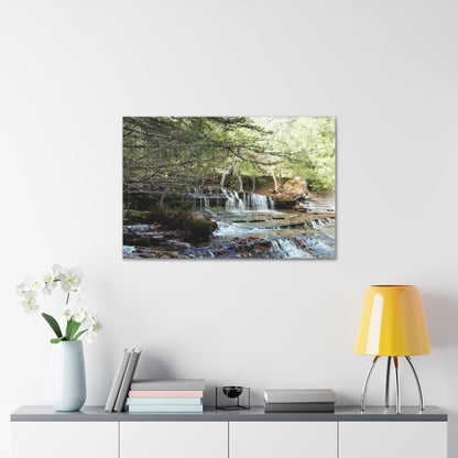 Canvas Gallery Wraps (White Wrap) - Water Fall