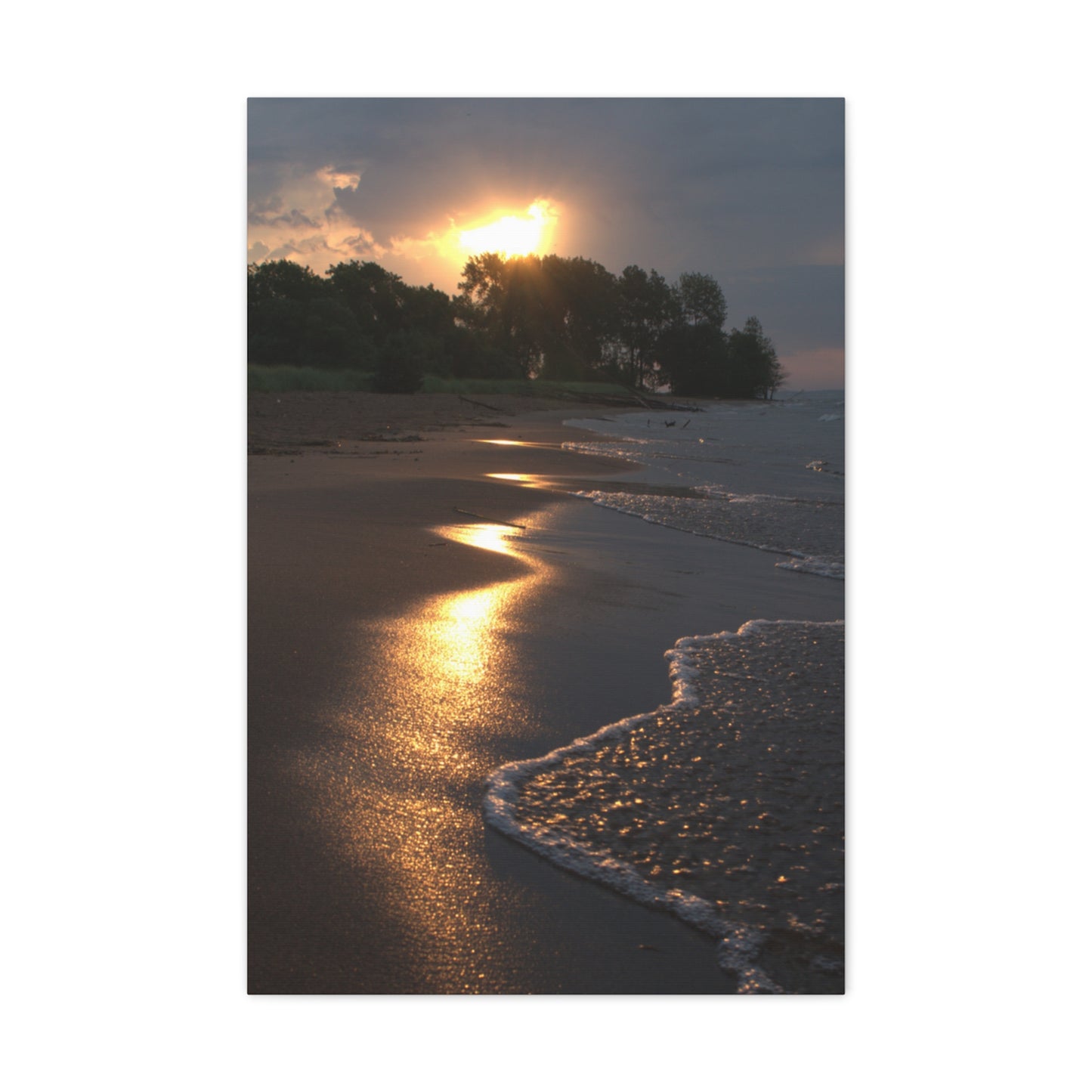 Canvas Gallery Wraps (White Wrap) Sun Kissed Beach