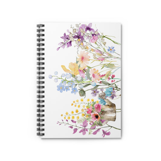 Spiral Notebook - Ruled Line Garden Notes