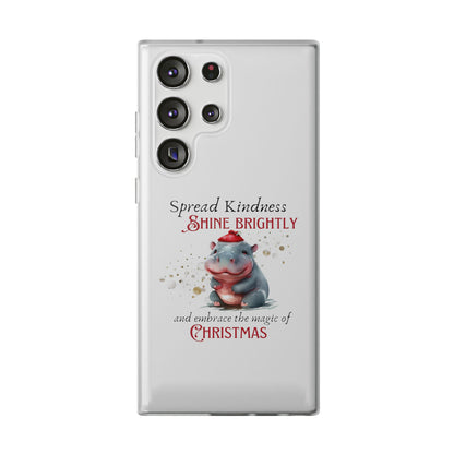 Flexi Cases -Magic of Christmas Hippopotamus - iPhone and Samsung phones