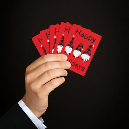 Poker Cards Happy Holidays