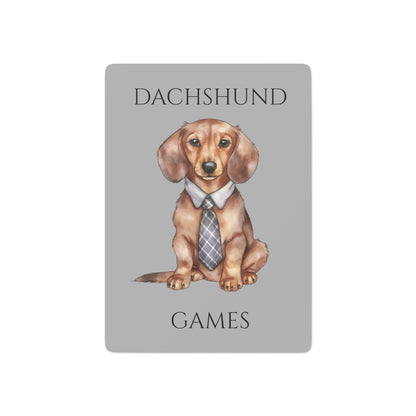 Poker Cards Dachshund Games Mr.