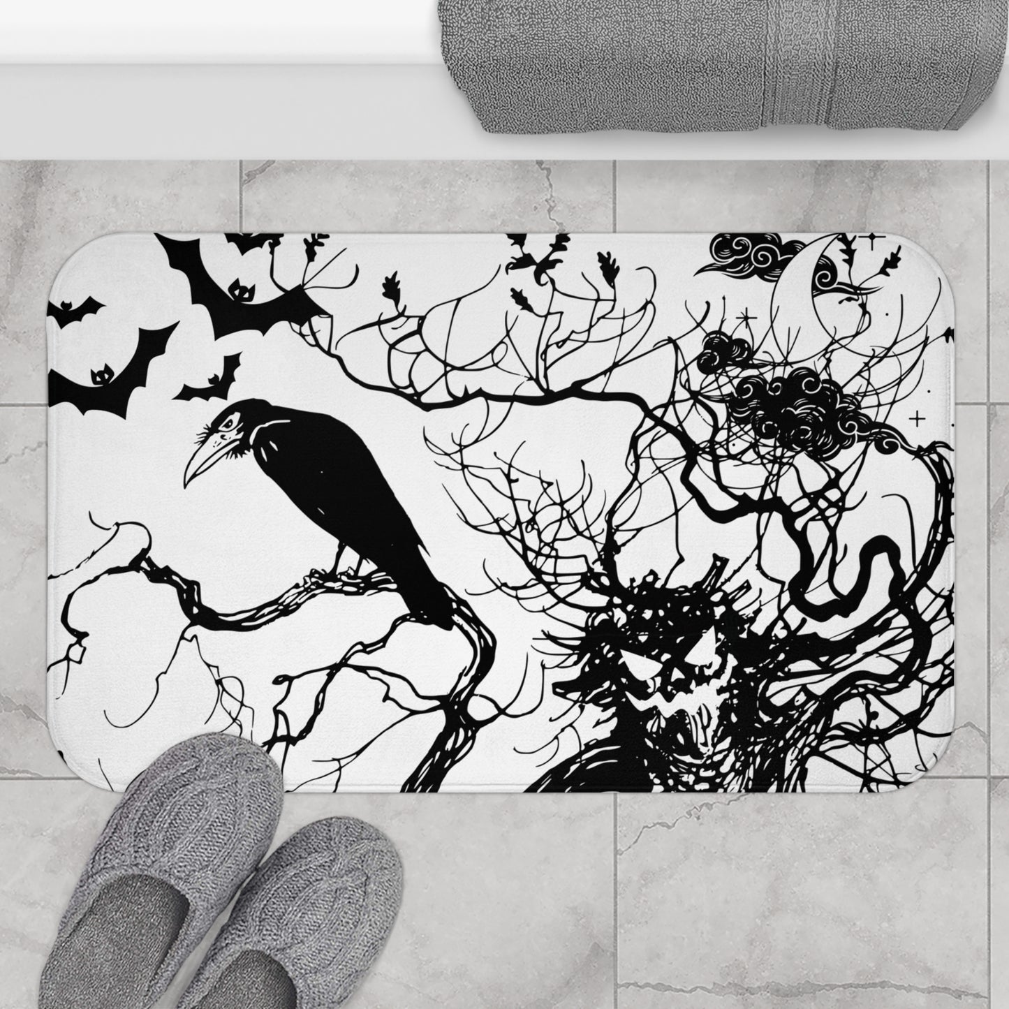 Bath Mat - Spook Raven