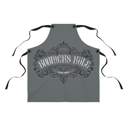 Dark Grey Apron - Boomers Rule Full Apron