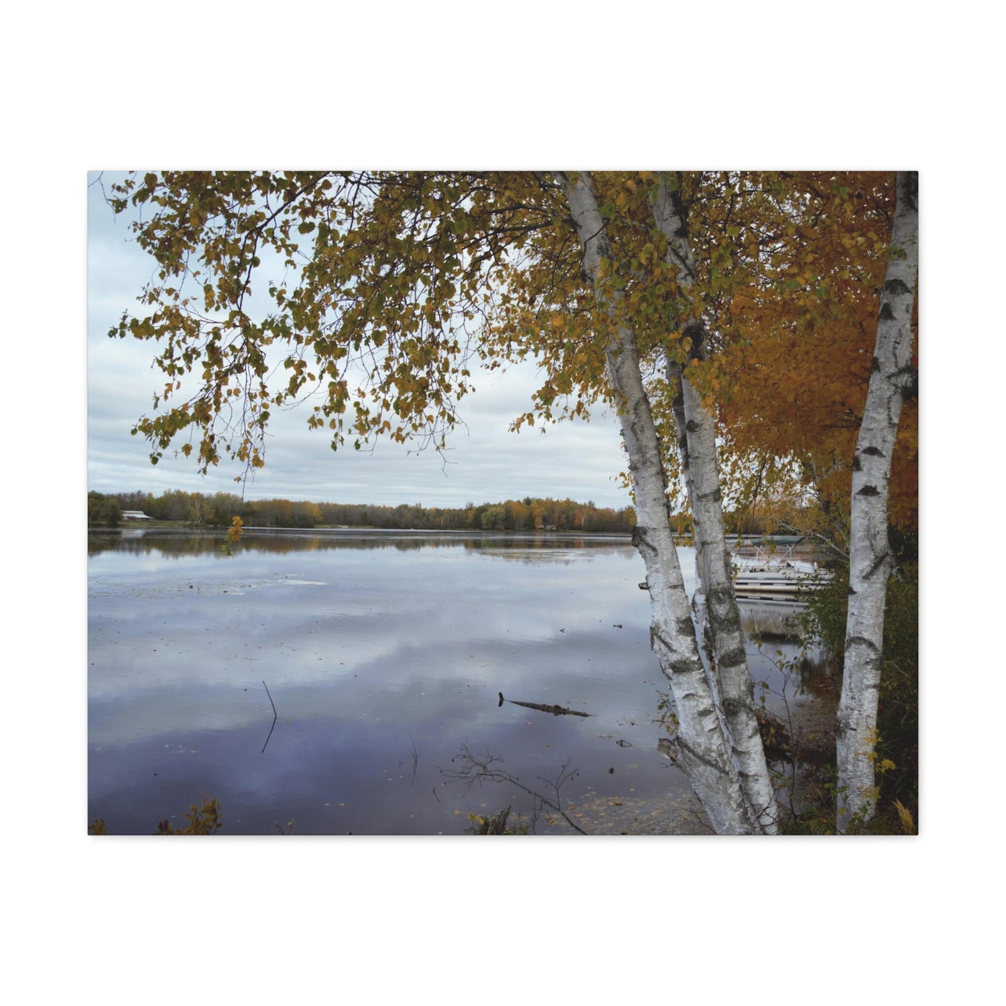 Canvas Gallery Wraps - Morning Autum River View