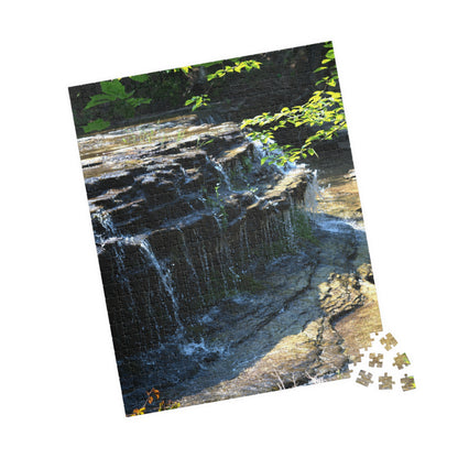 Puzzle (110, 252, 500, 1014-piece) Refreshing Waterfall