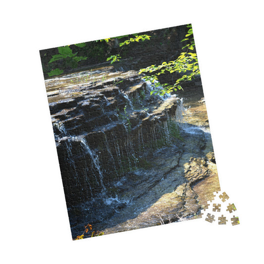 Puzzle (110, 252, 500, 1014-piece) Refreshing Waterfall