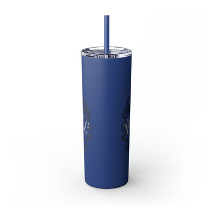 Skinny Tumbler with Straw, 20oz - Boomers Rule