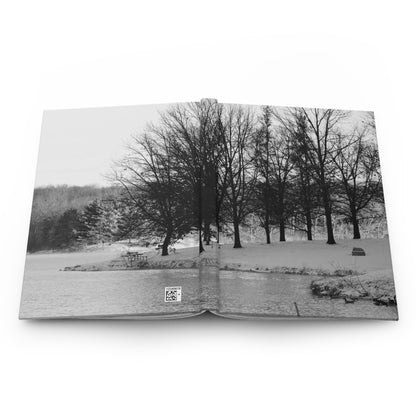 Hardcover Journal Matte -  Crisp winter morning to refresh