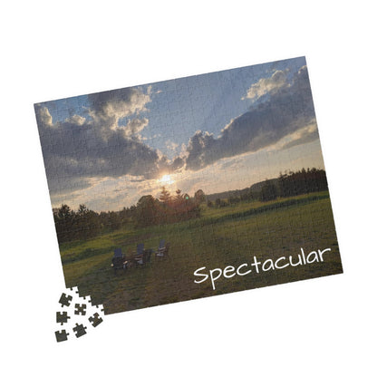 Puzzle (110, 252, 500, 1014-piece) Spectacular Sun Set