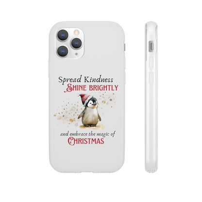 Flexi Cases - Magic of Christmas Penguin - iPhone and Samsung phones