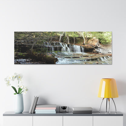 Canvas Gallery Wraps (White Wrap) - Water Fall