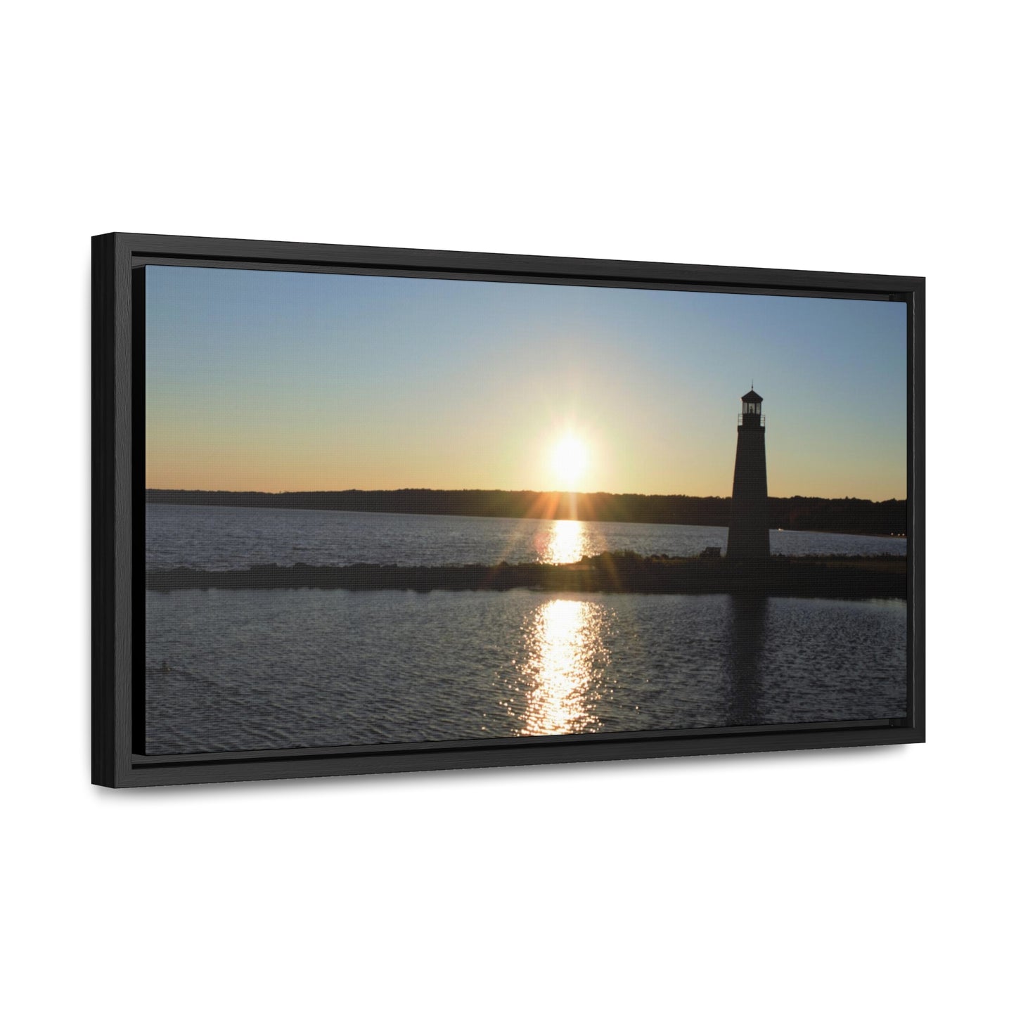 Gallery Canvas Wraps, Horizontal Frame - Sunset at Happy Rock