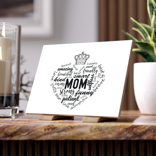 Ceramic Photo Tile - MOM Appreciation