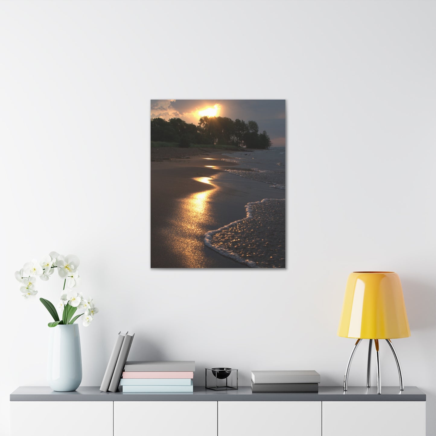 Canvas Gallery Wraps (White Wrap) Sun Kissed Beach