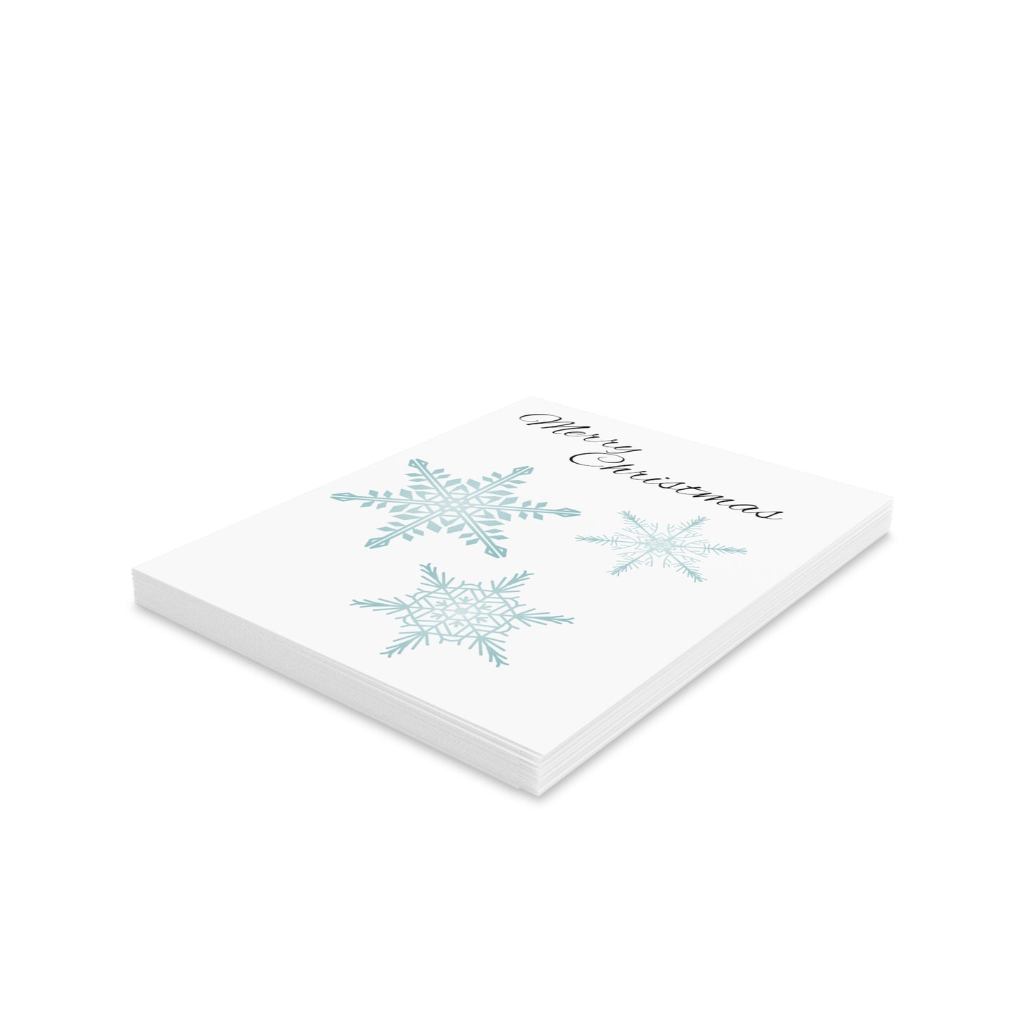 Greeting cards (8, 16, and 24 pcs) Snow Flakes for Christmas