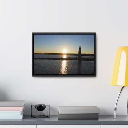 Gallery Canvas Wraps, Horizontal Frame - Sunset at Happy Rock