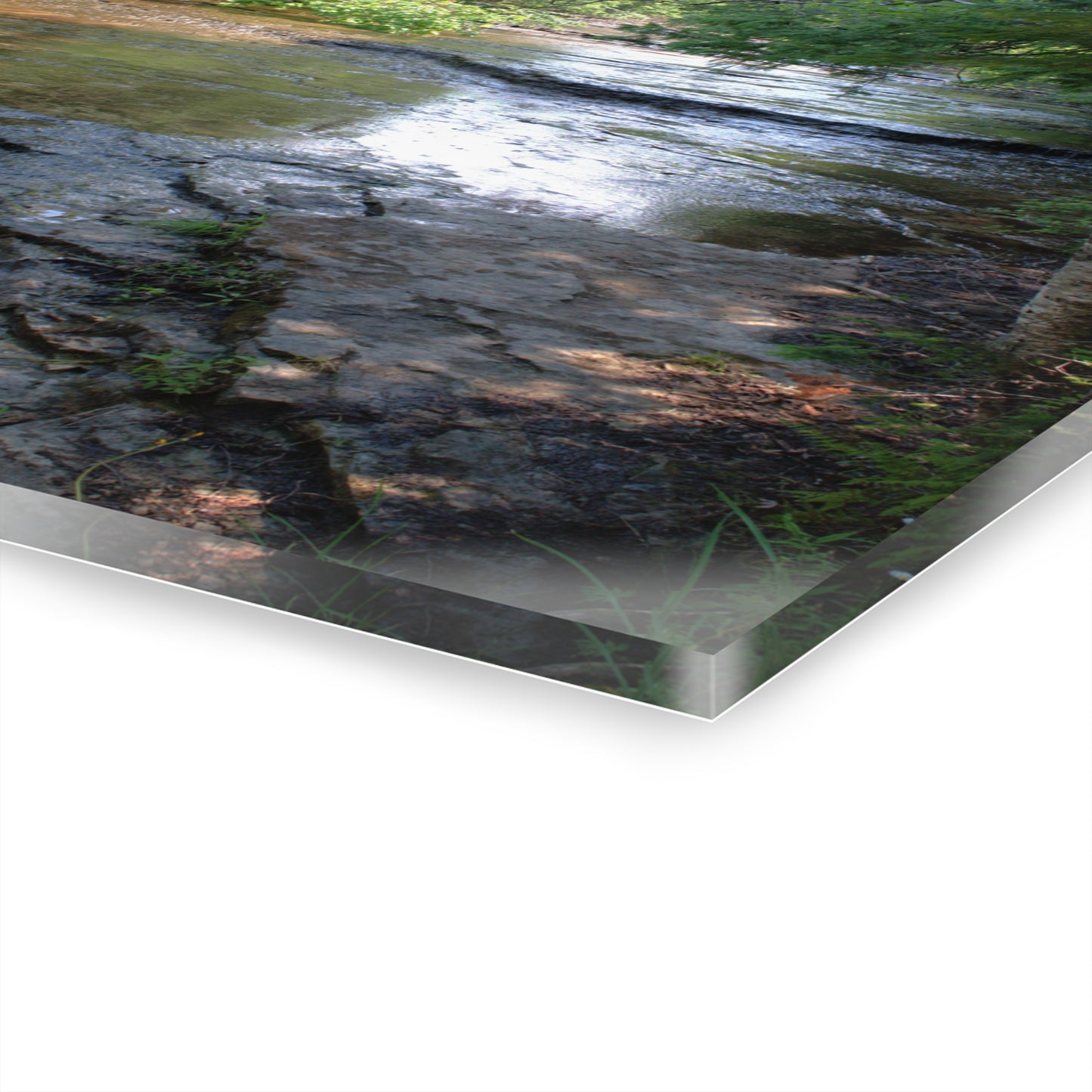 Acrylic Prints (French Cleat) Waterfall Right View