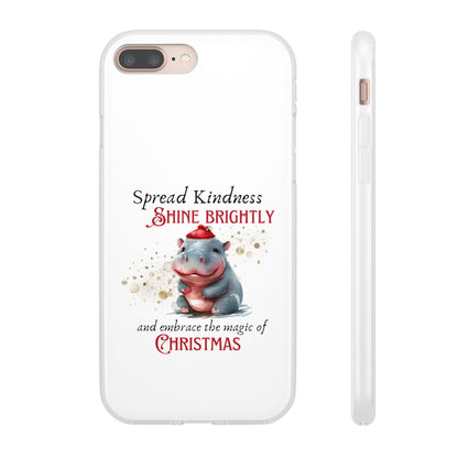 Flexi Cases -Magic of Christmas Hippopotamus - iPhone and Samsung phones