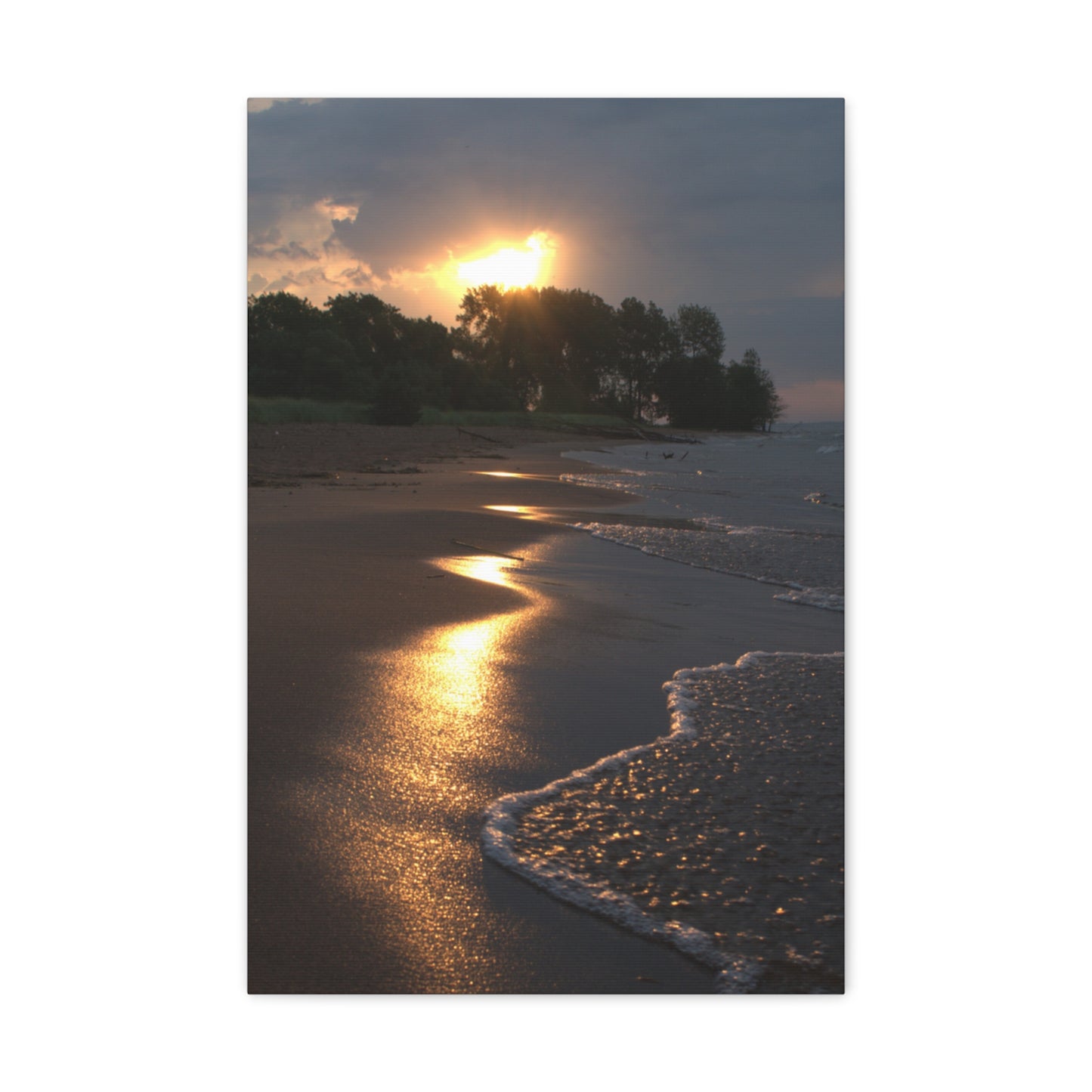 Canvas Gallery Wraps (White Wrap) Sun Kissed Beach