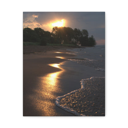 Canvas Gallery Wraps (White Wrap) Sun Kissed Beach