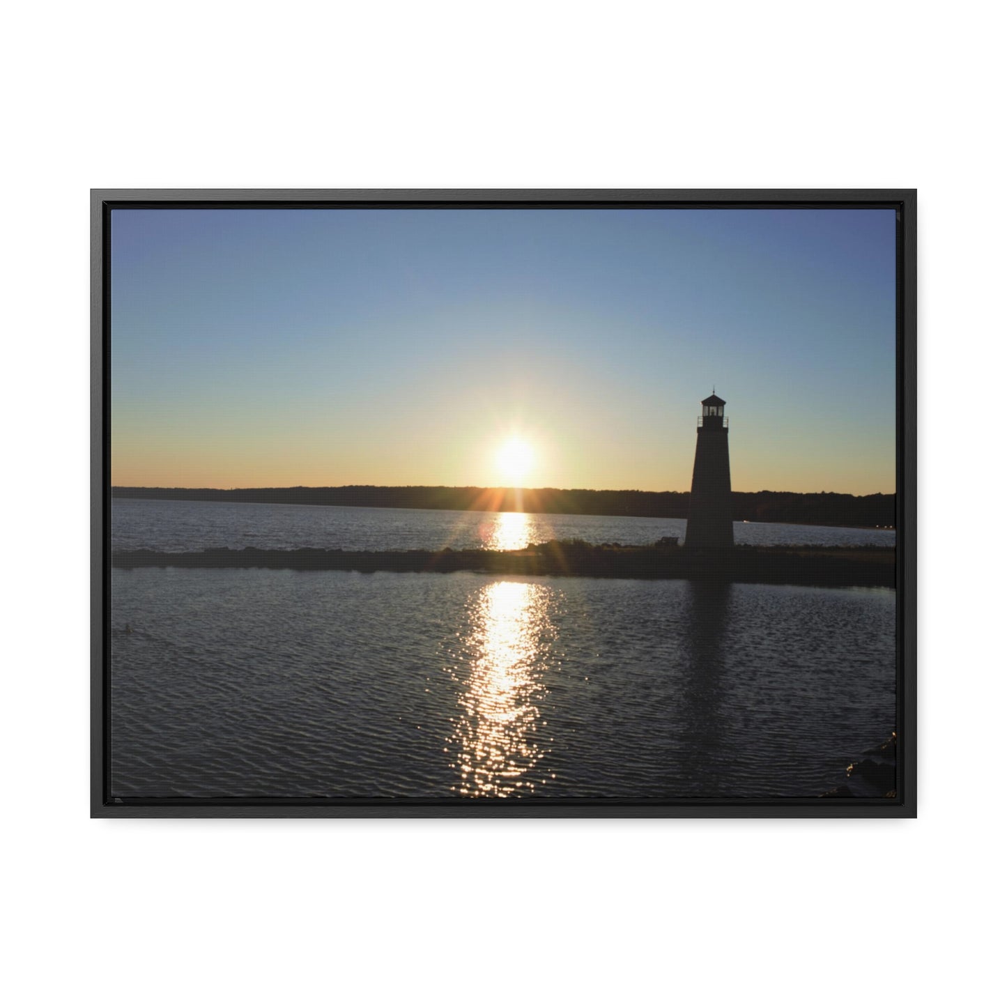 Gallery Canvas Wraps, Horizontal Frame - Sunset at Happy Rock