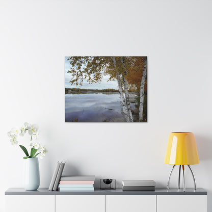 Canvas Gallery Wraps - Morning Autum River View