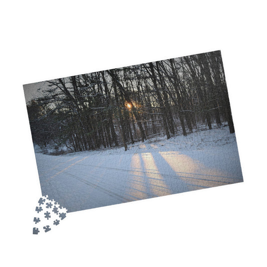 Puzzle (110, 252, 500, 1014-piece) Spectacular Winter Sun Beams