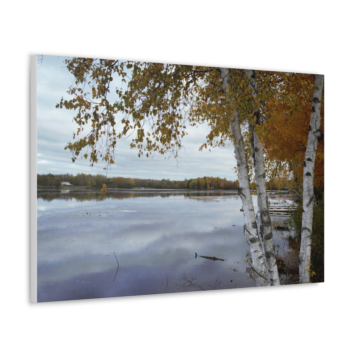 Canvas Gallery Wraps - Morning Autum River View