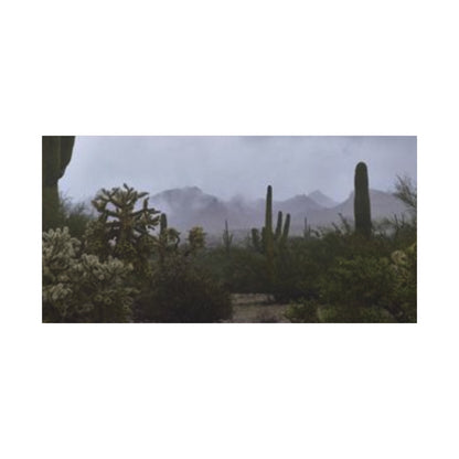 Foggy Desert Matte Canvas, Stretched, 1.25" 48" x 24", 32", 36"