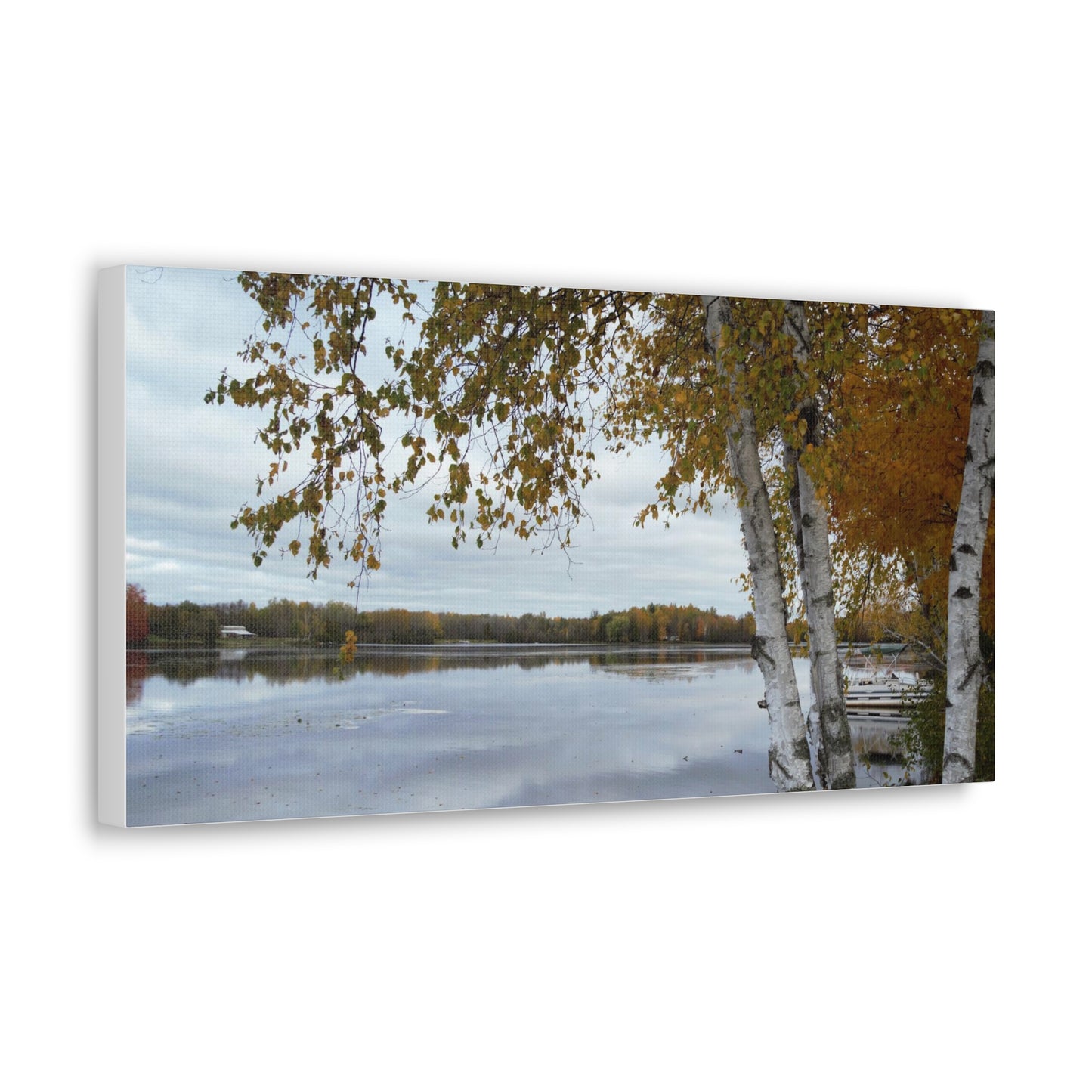 Canvas Gallery Wraps - Morning Autum River View