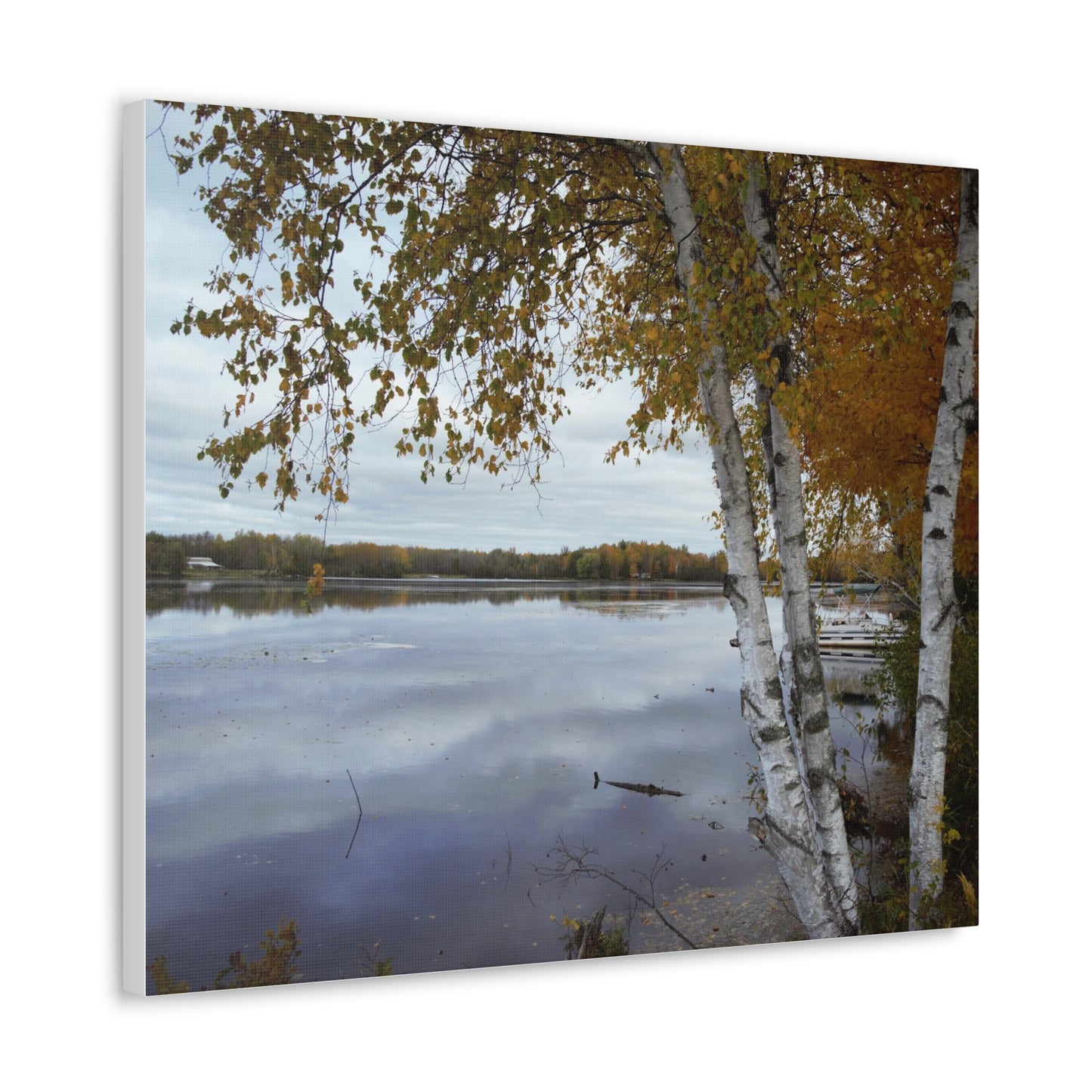 Canvas Gallery Wraps - Morning Autum River View