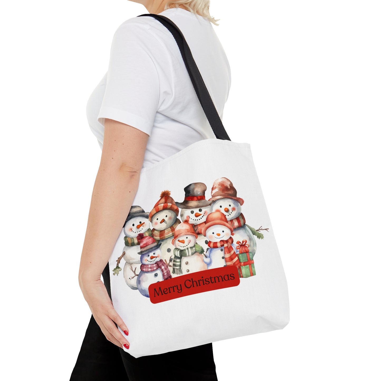 Tote Bag - Snowman Merry Christmas