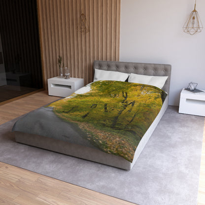 Microfiber Duvet Cover - Fall Road