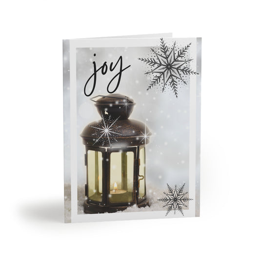 Greeting cards (8, 16, and 24 pcs) Lantern Christmas Card