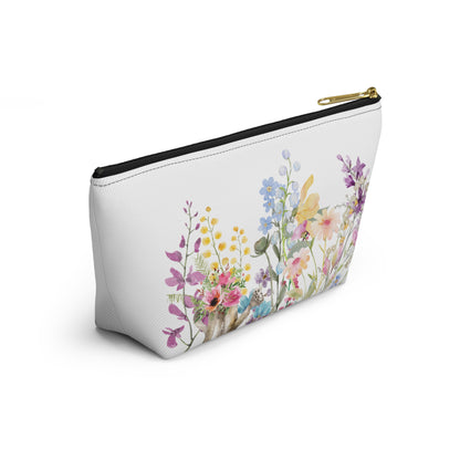 Accessory Pouch w T-bottom  Spring Blooms