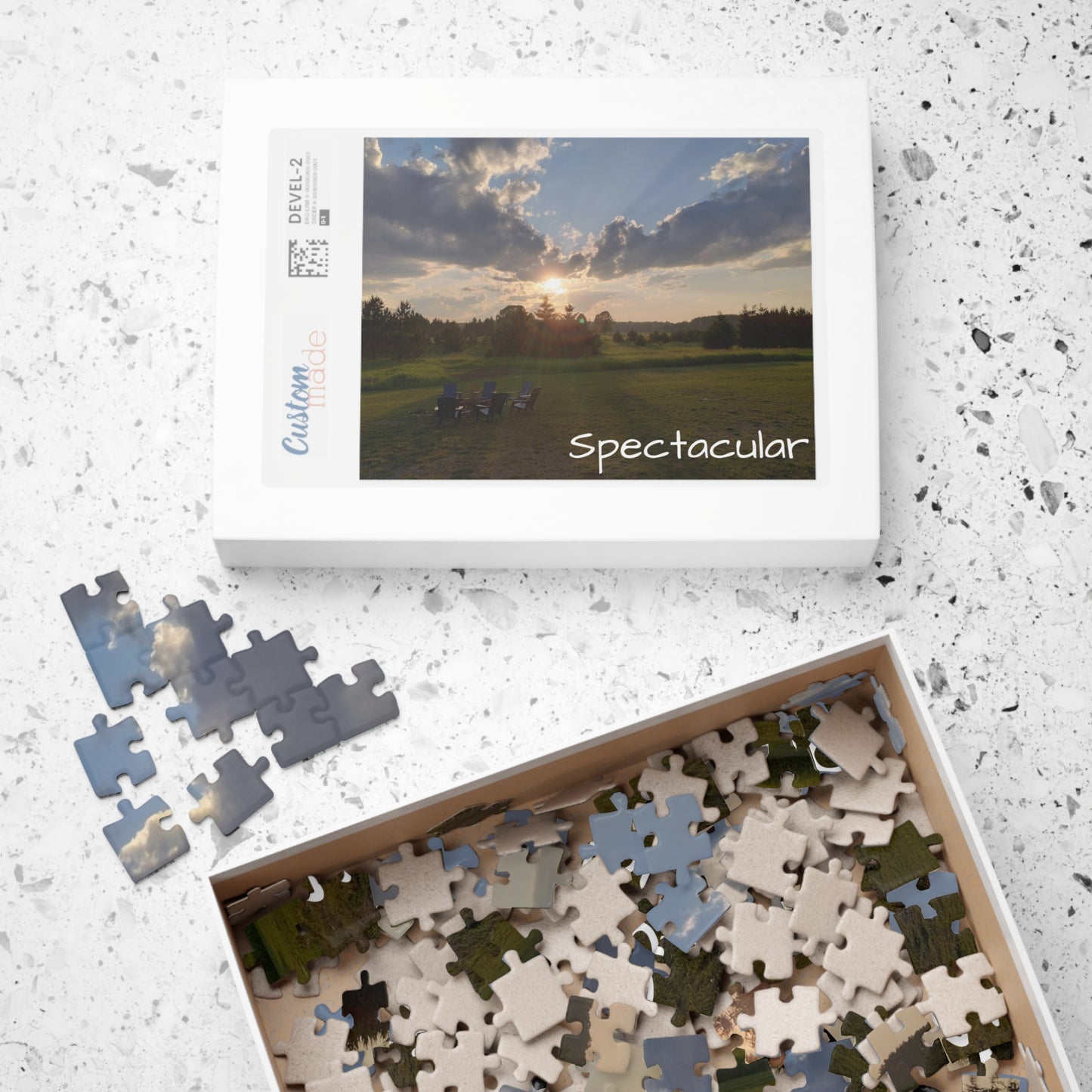 Puzzle (110, 252, 500, 1014-piece) Spectacular Sun Set