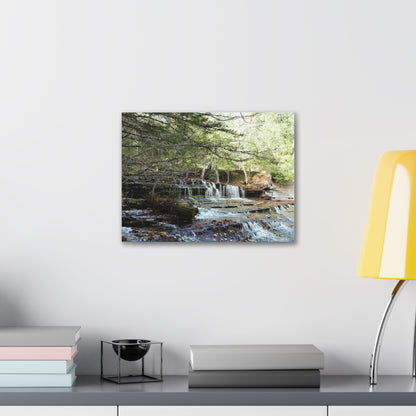 Canvas Gallery Wraps (White Wrap) - Water Fall