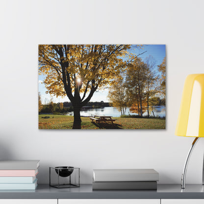 Canvas Gallery Wraps (White Wrap) - Fall picnic anyone