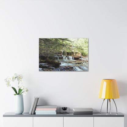 Canvas Gallery Wraps (White Wrap) - Water Fall