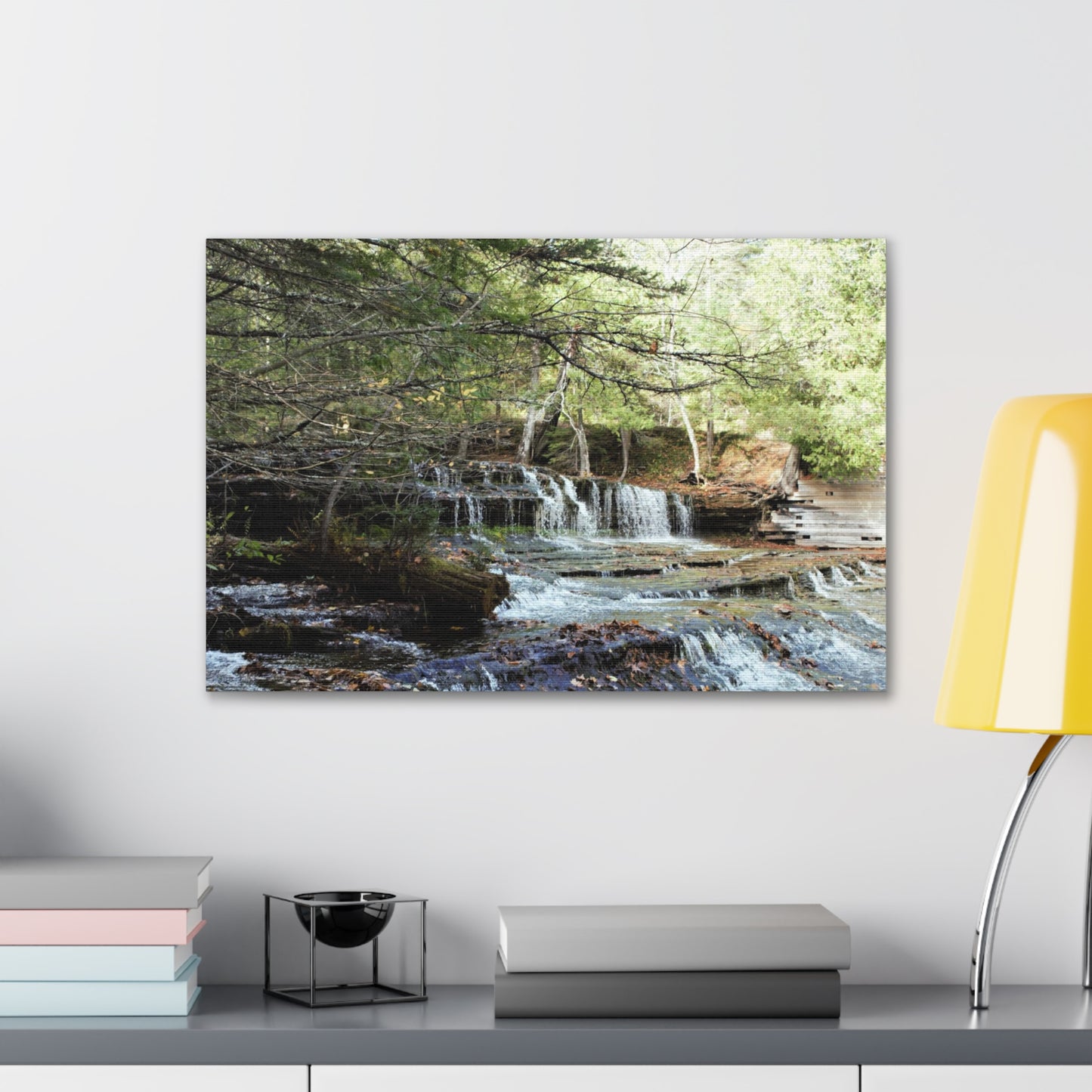 Canvas Gallery Wraps (White Wrap) - Water Fall