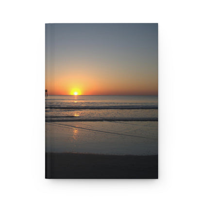 Hardcover Journal Matte - Sunrise by the pier