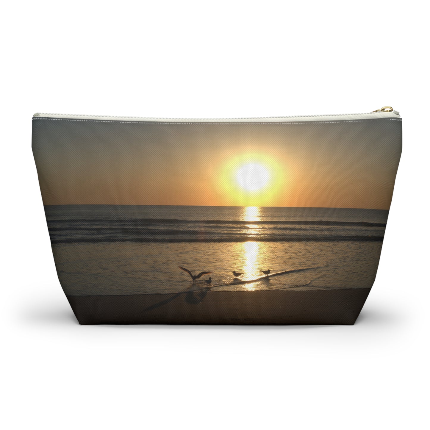 Accessory Pouch w T-bottom  Beach Morning