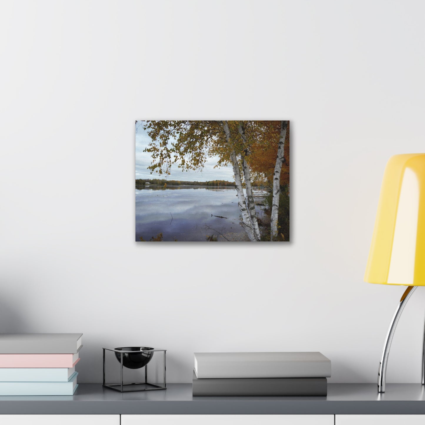 Canvas Gallery Wraps - Morning Autum River View