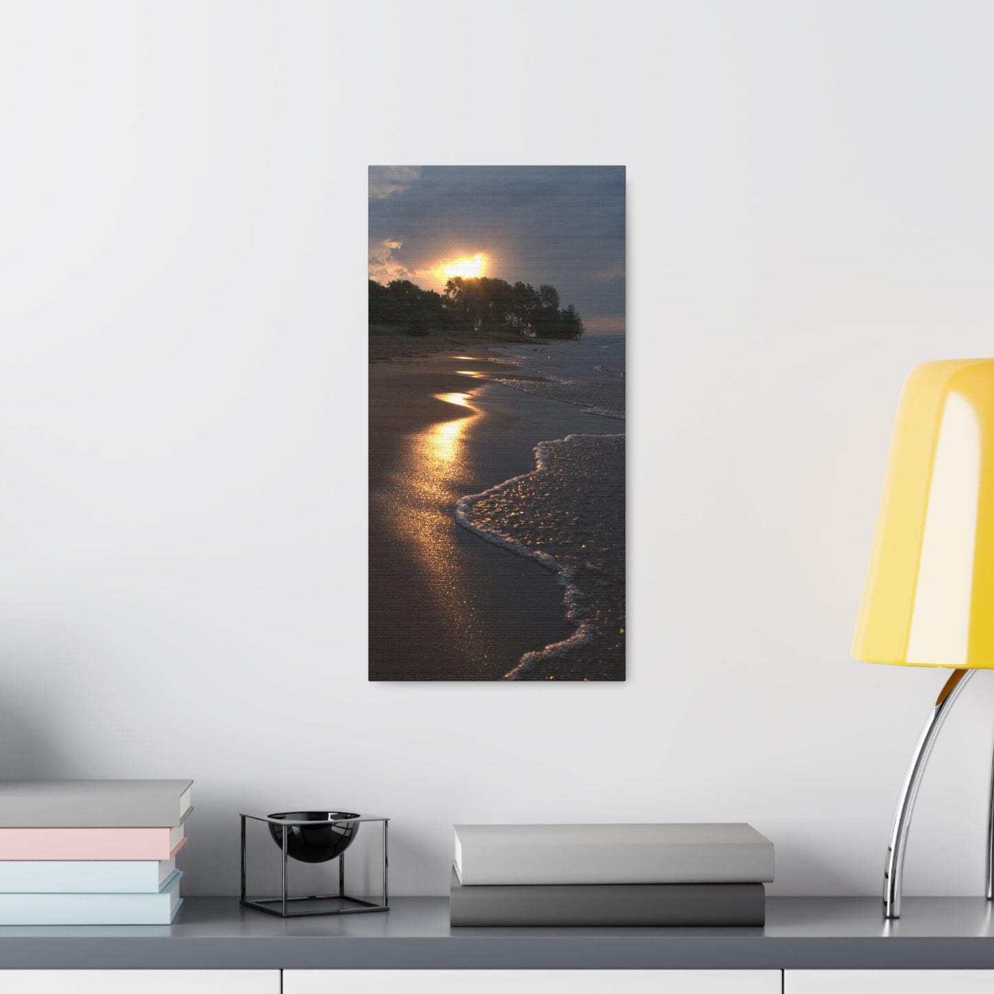 Canvas Gallery Wraps (White Wrap) Sun Kissed Beach