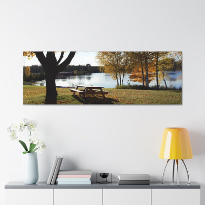 Canvas Gallery Wraps (White Wrap) - Fall picnic anyone