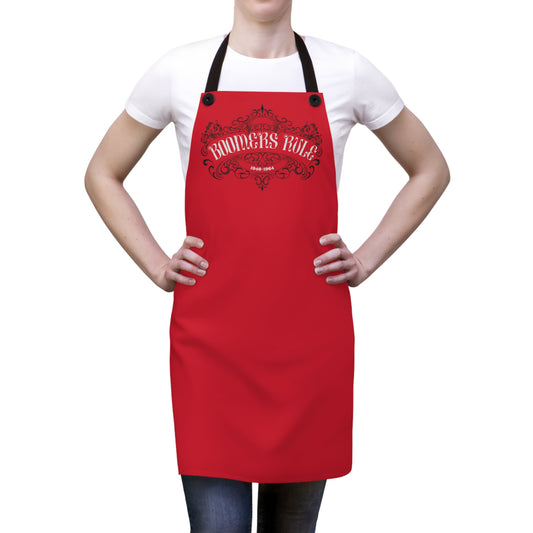 Dark Red Apron - Boomers Rule Top only